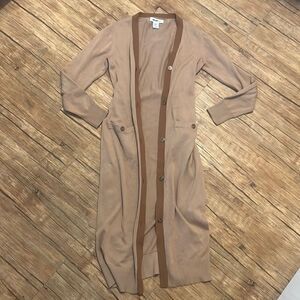 Xs William Rast Cream Duster Cardigan